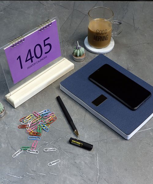 تقویم رومیزی چوبی - پایه تخت