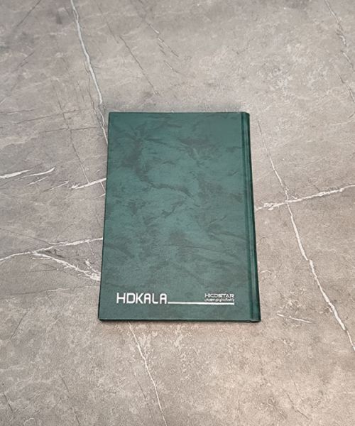 دفتر با جلد گالینگور و صحافی چسب