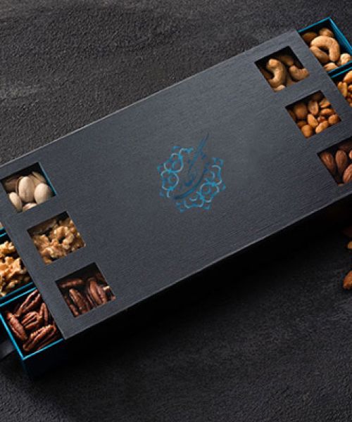 تولیدی جعبه هاردباکس آجیل و خشکبار