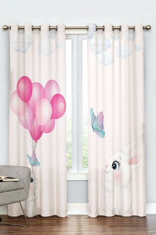 پرده پانچی کودک طرح حیوانات